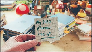 MY 2024 PLANNER DIARY amp WRITING JOURNAL LINE UP  getting organised for a productive 2024 [upl. by Neely197]