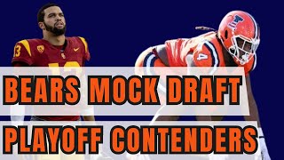 Chicago Bears MOCK DRAFT Becoming playoff contenders [upl. by Blount]