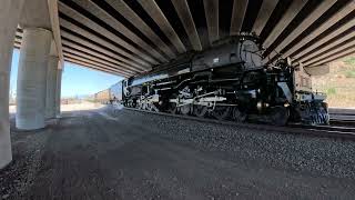 Union Pacific Big Boy 4014 Steams Through Warm Springs to Salt Lake City Utah [upl. by Dloniger]