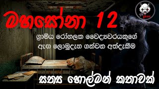 මහසෝනා 12 මිනී කාමරය  Holman katha  3NGhost  Sinhala holman katha  ghost story 282 [upl. by Ahsimrac]