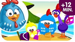 Lottie Dottie Mini  A Day At The Beach  Cartoons For Kids [upl. by Tarrah]