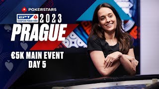 EPT Prague 2023 €5K Main Event  Day 5 Livestream [upl. by Esserac]