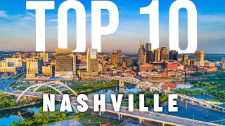 10 BEST Things To Do In Nashville  Nashville Travel Guide [upl. by Nnaeitak288]