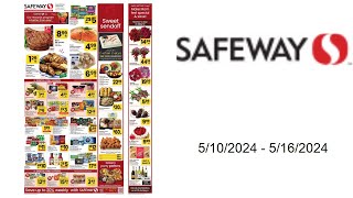 Safeway Weekly Ad US  05102024  05162024 [upl. by Enaled]