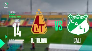 Deportes Tolima Vs Deportivo Cali  EN VIVO [upl. by Toddy]