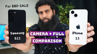 iPhone 13 vs Samsung S22 Full Comparison 2023  BBD Sale 2023 [upl. by Savadove]