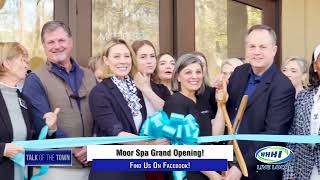 TALK OF THE TOWN  Deb Durrant amp Michael Beresford Moor Spa Hilton Head Grand Opening  WHHITV [upl. by Ennaylime]