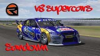 V8 Supercars 2012  Sandown 500 rFactor HD [upl. by Fanya766]