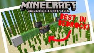 The BEST flying machine sweeper in Bedrock edition 121 Tutorial [upl. by Elirpa]