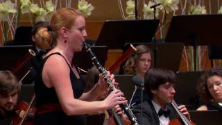 WAMozart Clarinet concerto in A major K622 with Nadja Drakslar [upl. by Enela]