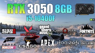 RTX 3050 8GB  i5 10400F  Test in 14 Games  RTX 3050 Gaming [upl. by Nivre853]