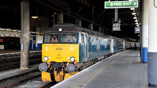 LSL 90001 Royal Scot amp The GWR Night Riviera Visit London Euston  300624 [upl. by Zerdna]