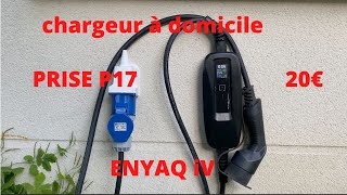 VEHICULE ELECTRIQUE  UNE PRISE 32A 72KW POUR SEULEMENT 20€ [upl. by Clem]