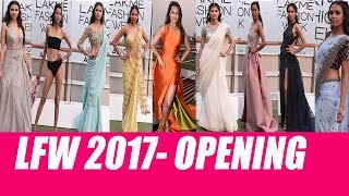 Lakme Fashion Week 2017 opening with Monisha Jaisings resort show Watch Video  Boldsky [upl. by Jo-Ann]