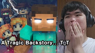 Reacting to quotDemonsquot  A Minecraft Music Video made by Rainimator [upl. by Arayc]