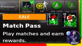 how to get match pass in efootball 2024match pass in 2024 match pass rewards [upl. by Branham134]