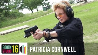 Patricia Cornwell Talks About Her Novel Depraved Heart amp Fires Guns [upl. by Eniluj]