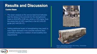 Investigating the Effects of UWrap Anchored Doubly Strengthened Reinforced Concrete Beams [upl. by Azmuh]