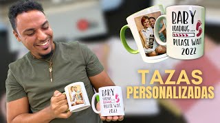 Personalizando taza con vinilo amp sublimacion  🤔 ¿Cuál técnica es MEJOR [upl. by Michel]