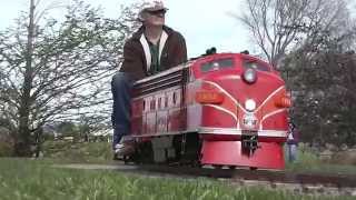 Ride on trains at Halswall Domain CSMEE [upl. by Coraline412]