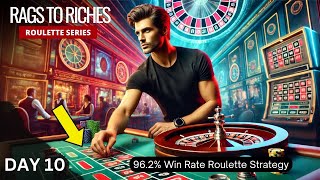 NEW BEST ROULETTE STRATEGY  96 WIN RATE DAY 10 [upl. by Haig801]