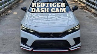 11th Gen 2022 Honda Civic Si REDTIGER F7N Front amp Rear Dash Cam with Hardwire Kit Install [upl. by Jemimah456]