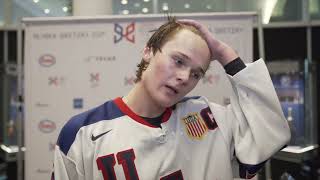 USA captain Blake Fiddler reacts after opening loss [upl. by Aisak]