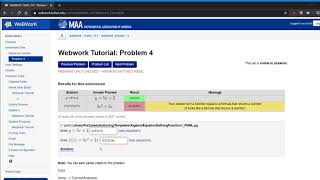 Webwork Tutorial [upl. by Penni]