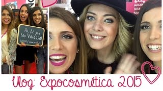 Vlog Expocosmética 2015  Encontros com Youtubers e Seguidoras [upl. by Lawley]