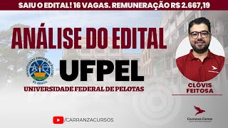 UFPEL  Análise do Edital  Edital Publicado  Concurso [upl. by Suilienroc]