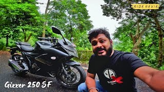 2024 Suzuki Gixxer SF 250 InDepth Ride Review  Is This A Powerful Faired Sport Bike in 250cc [upl. by Tara458]