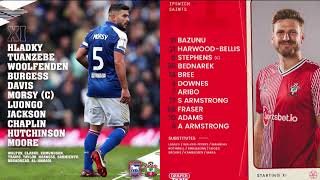 Ipswich Town VS Southampton  EFL Championship 202324  Talksport commentary [upl. by Ttsepmet657]