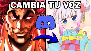 Cambia TU VOZ a CUALQUIER VOZ CON IA EN DISCORD RVC w wokada [upl. by Dirfliw]