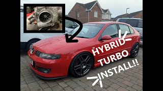 GT1756 Hybrid Turbo install  Leon FR 19 TDI PD150 ARL  DIY [upl. by Hackathorn]