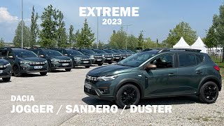 Toutes les nouvelles Dacia Extrême VERT CEDRE la nouvelle couleur  Duster  Sandero  Jogger 2023 [upl. by Eelra685]