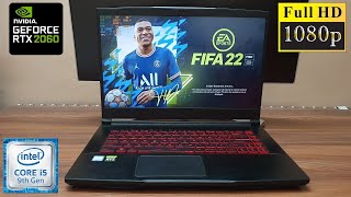 FIFA 22 PC Gameplay i5 9300H amp RTX 2060 [upl. by Tnilk630]