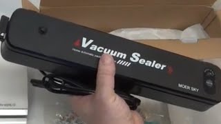 Best Vacuum Sealer Machine 2019 Sold On Amazon by Moer Sky Review [upl. by Buehler]