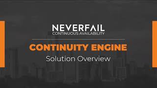 Neverfail Continuity Engine Solutions Overview [upl. by Lynden]