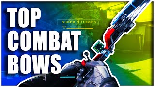 TOP COMBAT BOWS LEGENDARY AND EXOTIC  Destiny 2 Beyond Light [upl. by Arayt]