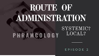 GENERAL PHARMACOLOGYROUTE OF ADMINISTRATION  AMHARIC TITORIAL [upl. by Crelin]