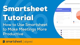 How to Use Smartsheet to Make Meetings MORE Productive  Risks Actions Decisions amp more [upl. by Dilan725]