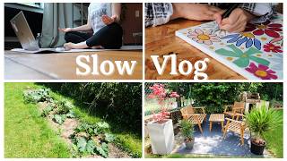 Slow vlog • Jardin potager yoga amp peinture 🎨 [upl. by Betta204]