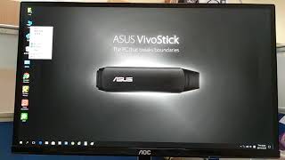 20171225 Asus Vivostick Ts10 boot 開機 [upl. by Enilhtak]