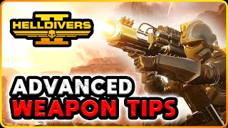 10 EPIC Weapon Tips I Wish I Knew Sooner in Helldivers 2 [upl. by Merari602]