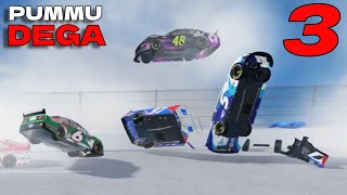 NASCAR Pummu Talladega Ai Crash Compilation 3 [upl. by Rednasyl]