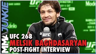 Melsik Baghdasaryan full postfight interview  UFC268 [upl. by Ardnu]