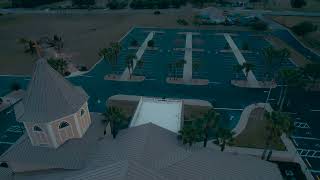 Drone shot of Saint Mark the Evangelist Church in Summerfield [upl. by Anade]