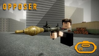 Roblox Opposer VR finding the hidden guns [upl. by Cassady]