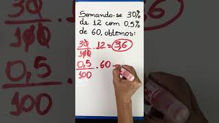 Probleminha com PORCENTAGEM matemáticabásica aprendendomatematica porcentagem [upl. by Cirilla]