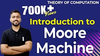 Lec20 Moore Machine in TOC with example  What is Moore Machine in Hindi [upl. by Einnij]